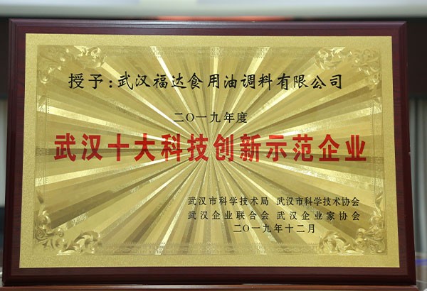 2019年度武汉十大科技创新示范企业